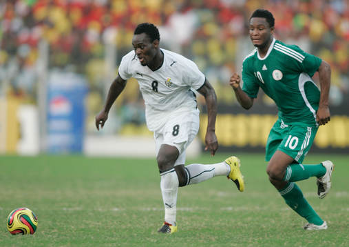 Michael Essien, Ghana och John Obi Mikel, Nigeria