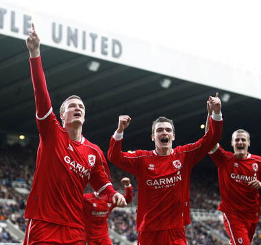  Robert Huth, Middlesbrough (Jubel) 