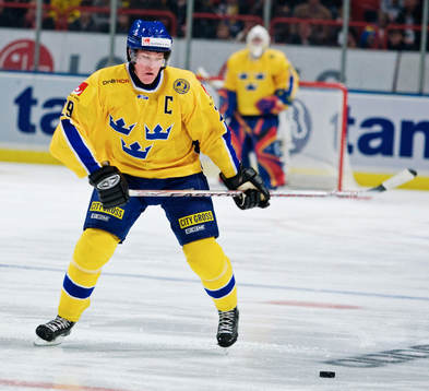 Sveriges lagkapten Kenny Jönsson