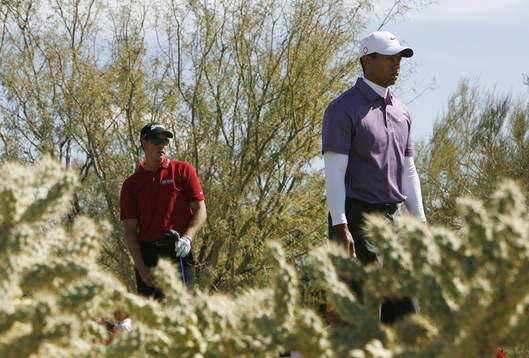 Henrik Stenson, Sverige och Tiger Woods, USA