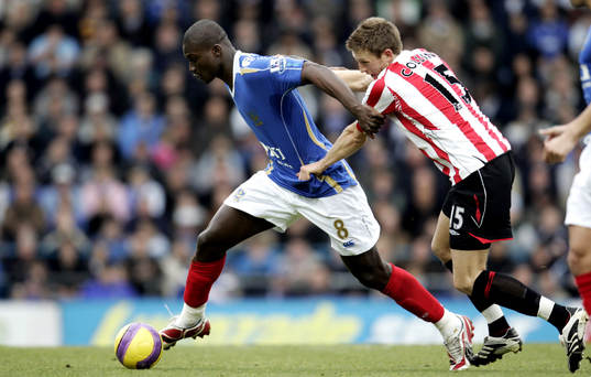   Papa Bouba Diop, Portsmouth och Danny Collins, Sunderland.