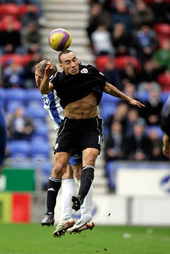 Craig Fagan, Derby och Erik Edman, Wigan