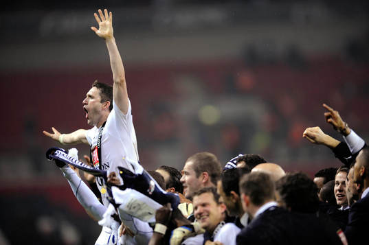  Robbie Keane, Tottenham, jubel.