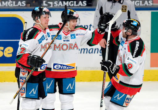 Tero Määttä, Mora, Anders Nilsson, Mora, och Håkan