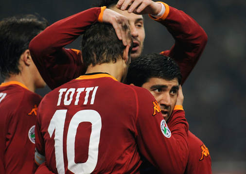  TOTTI, jubel.