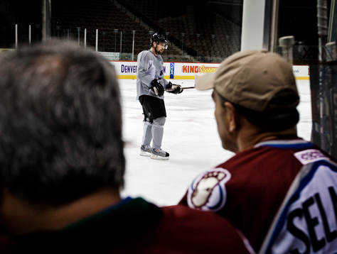 Peter Forsberg tränar