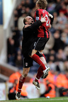  Jimmy Bullard och Danny Murphy, jubel.