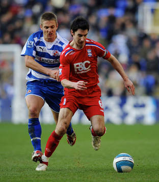  Kevin Doyle, Reading och Liam Ridgewell, Birmingham City's 