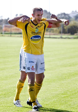  Anders Lindberg, jubel, Enköping.