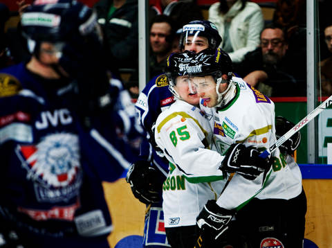 Fabian Brunnström, Färjestad, jubel