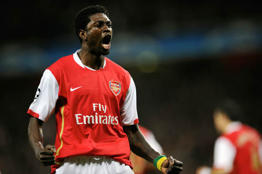  Emmanuel Adebayor, jubel.