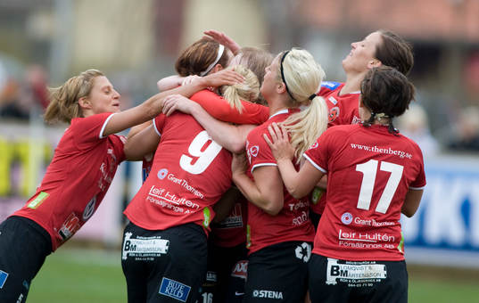  Kristianstad jubel efter 2 - 0 