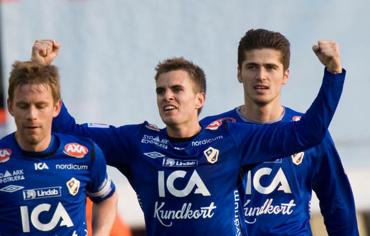  1-1, Martin Fribrock som jublar