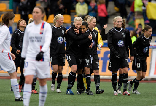  Johanna Frisk och Marta Da Silva, Umeå jubel.