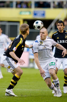 Daniel Arnefjord, AIK, och Hannes Sigurdsson, Sundsvall