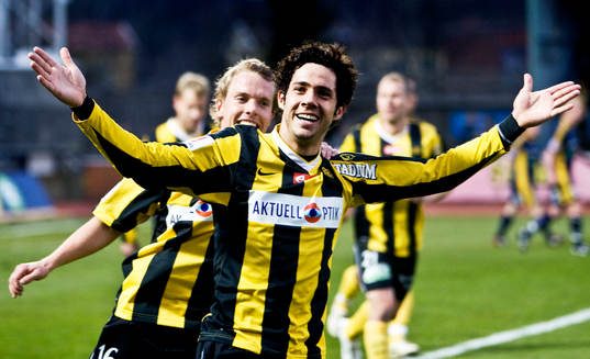  Vinicius Lopes, Häcken, jubel.