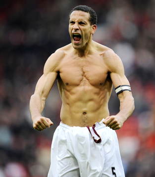  Rio Ferdinand, United (Jubel)