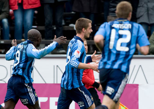  Sölvi Ottesen, Djurgården, jubel, efter 2-0.