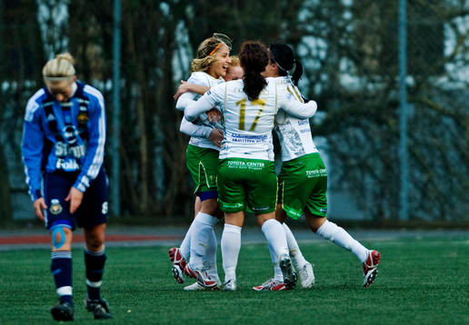  Daniella Chamoun, Hammarby, jubel.