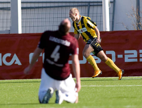 Daniel Larsson, Häcken. Mattias Lundström, Qviding