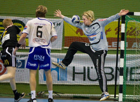 Anders Persson, målvakt, jobbade hårt i Ystad-målet