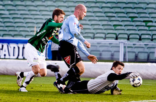Johann Gudmundsson, GAIS,  Thomas Hedlund, Mattias
