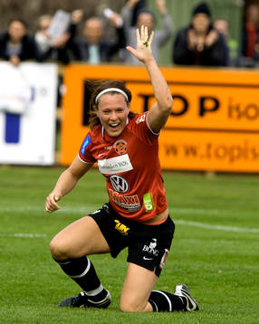  Frida Petersson, jubel.