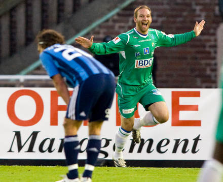  Andreas Kristoffersson, Ljungskile, jubel.
