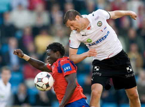  Glenn Holgersson och Razak Omotoyossi