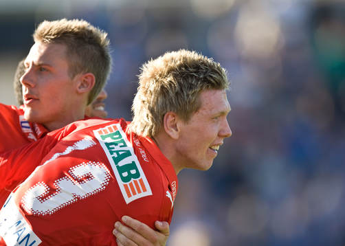  David Elm, glädje, jubel.