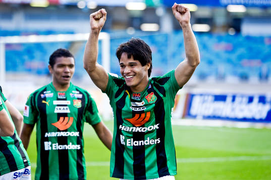 Daniel Morais Reis, GAIS, jubel.