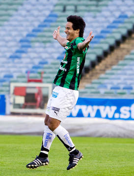 Daniel Morais Reis, GAIS, jubel.