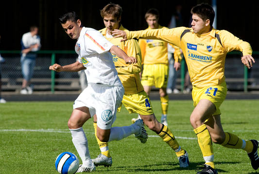    Niklas Öberg, MABI, Philip Milenkovic, IFK Malmö och Ahmedin Sudic, IFK  Malmö 