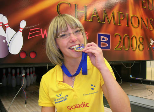 Nina Flack med guldmedalj