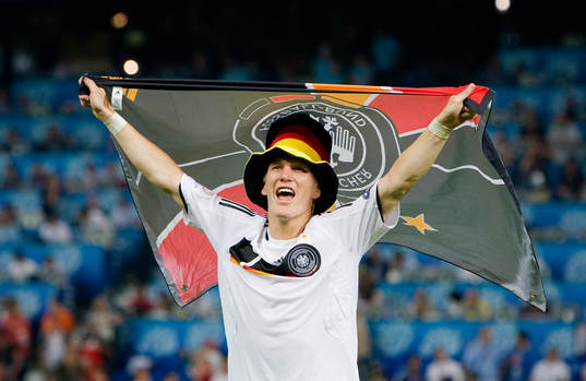  Bastian Schweinsteiger, Tyskland, jubel.