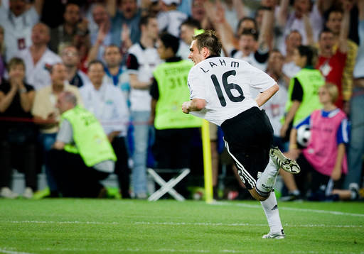  Philipp Lahm, Tyskland, jubel.