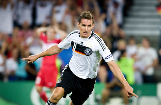  Miroslav Klose, Tyskland, jubel.