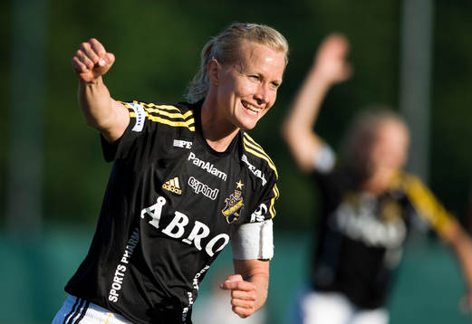  Anne Mäkinen, AIK, jubel.   