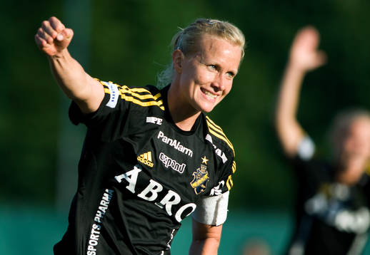  Anne Mäkinen, AIK, jubel.  