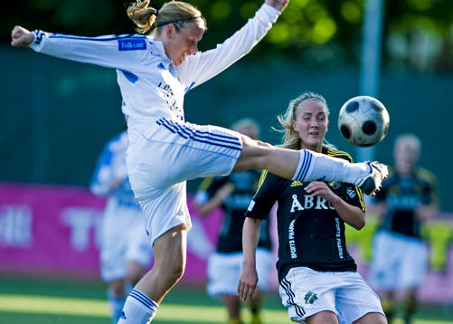  Ann-Marie Norlin, Djurgården och Emma Lundh, AIK.   