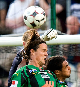 Daniel Andersson, målvak,  Andreas Tobiasson