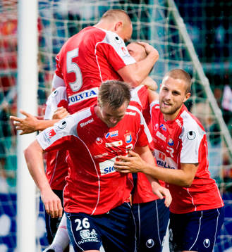 4-1 till Örgryte. Alexander Mellqvist, Patrik Elmander,