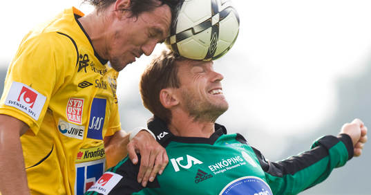 Jesper Blomqvist, Enköping och Daniel Ivanovski, Mjällby,