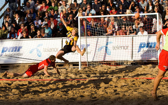 Handboll, Åhus Beachhandboll, herr, semifinal, Hammarby -