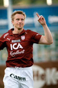  Mattias Gravem, Qviding, jubel efter 3-0
