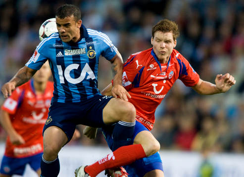 Marcus Nilsson, Helsingborg och Lance Davids, Djurgården