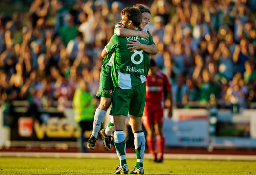 Haris Laitinen kramar om Olof Guterstam, Hammarby