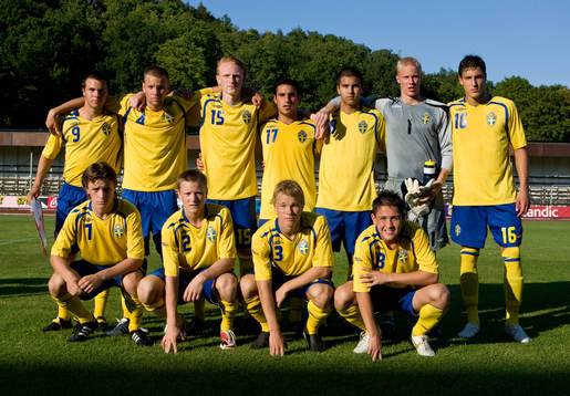  Bakre fr vänster: Hampus Bohman, Elliot Lindberg, Niklas Maripuu, Alexander Nilsson, William Atashakadeh, Rikard Hallin, Marko Mitrovic.  Främre fr vänster: Anton Nordberg, Mattias Johansson, Oscar Lewicki, Daniel Ålund