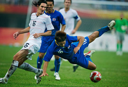  Sacha Kljestan, USA, och Takuya Honda, Japan.