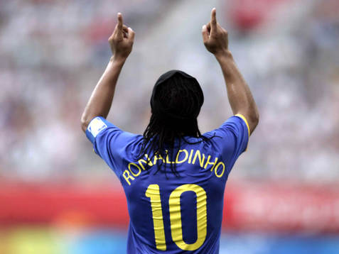  Ronaldinho, jubel.